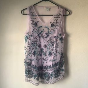 Sundance Meadow Florals Lilac Tank Small